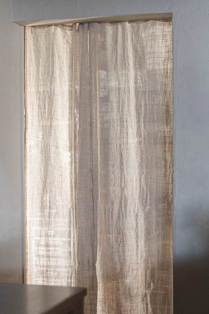 Pico リボンカーテン 140×200 ナチュラル