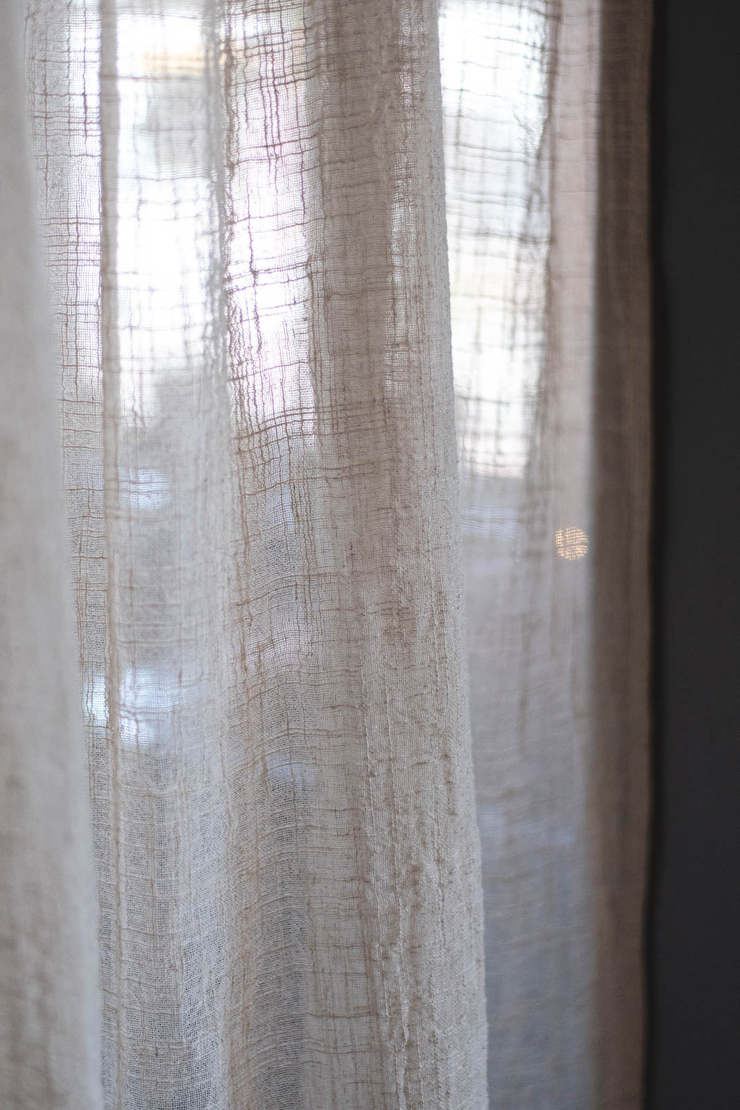 Pico リボンカーテン 140×200 ナチュラル