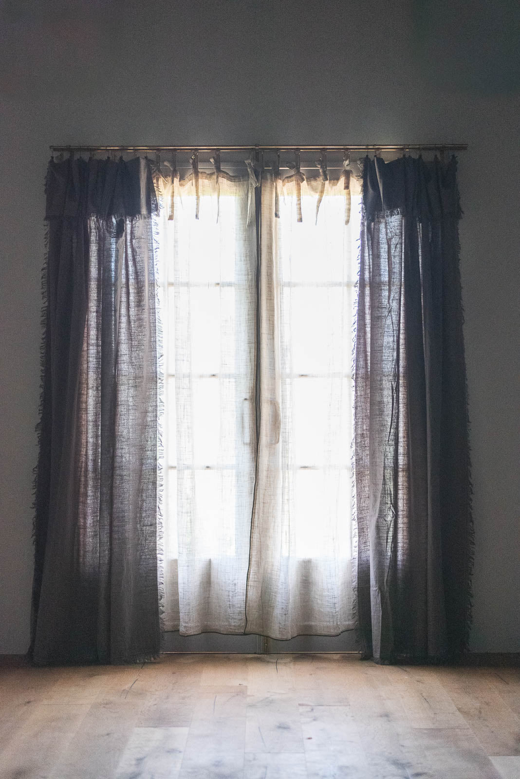 Pico リボンカーテン 140×200 ナチュラル