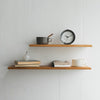 Teak Classic shelf (shelf with integrated bracket)