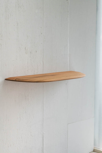 Teak Smooth shelf（ブラケット一体型シェルフ）
