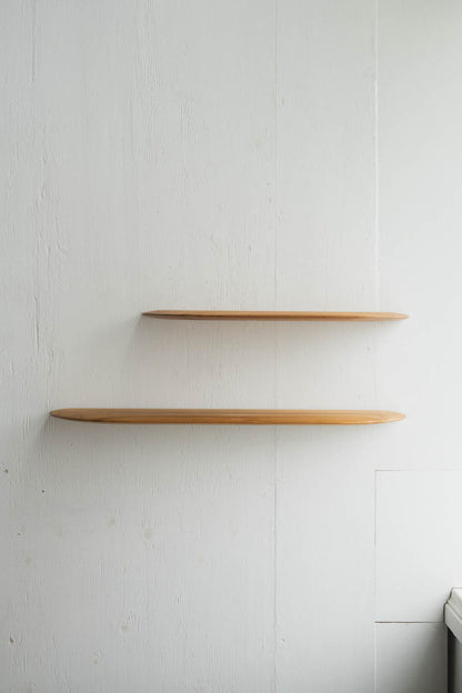 Teak Smooth shelf（ブラケット一体型シェルフ）