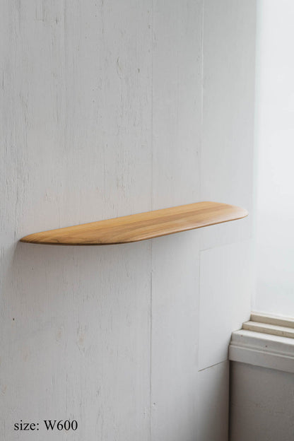 Teak Smooth shelf（ブラケット一体型シェルフ）