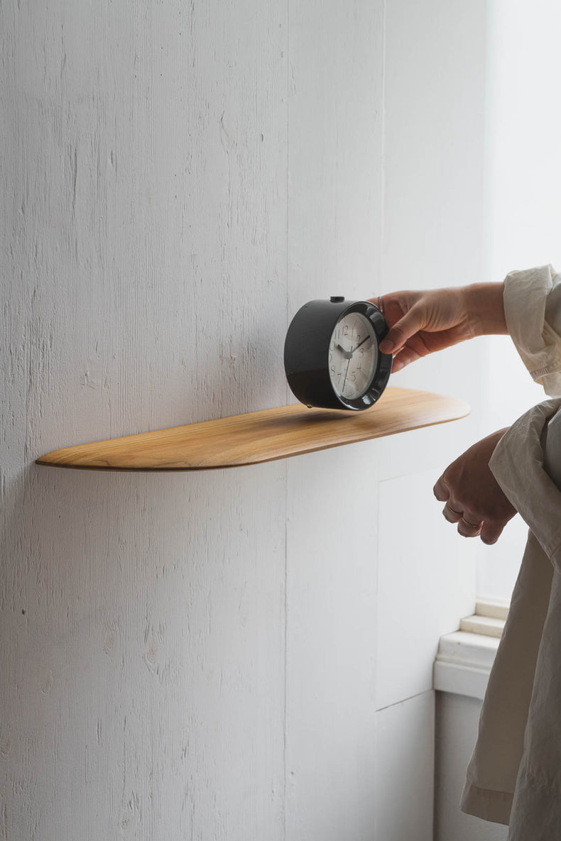 Teak Smooth shelf（ブラケット一体型シェルフ）