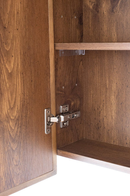 【予約商品：5月末〜6月末頃お届け予定】Wood arch キャビネットミラー