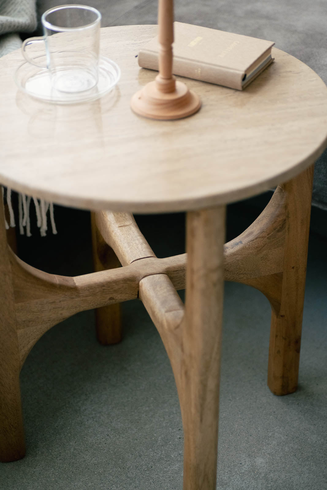 木製　テーブル　真鍮　サイドテーブル 木製 テーブル 真鍮 サイドテーブル Twist side table 25【ﾂｲｽﾄ ｻｲﾄﾞ