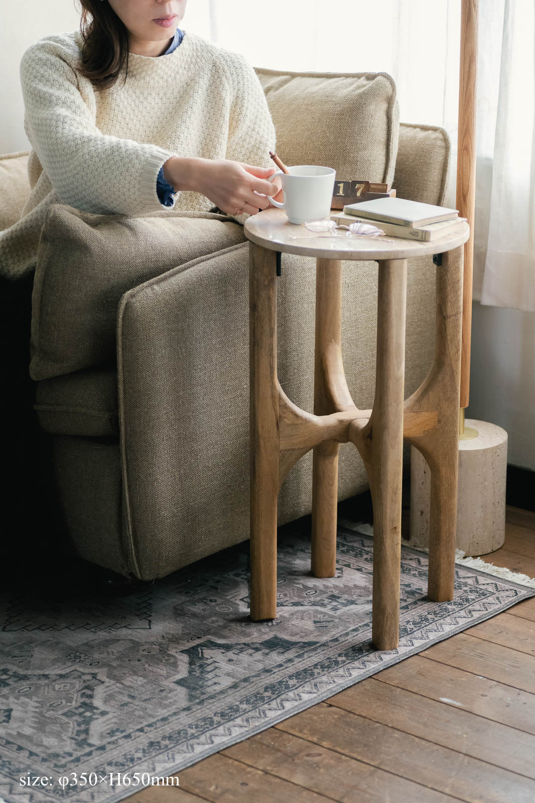 sed/met Cross Table φ350 High | サイドテーブル