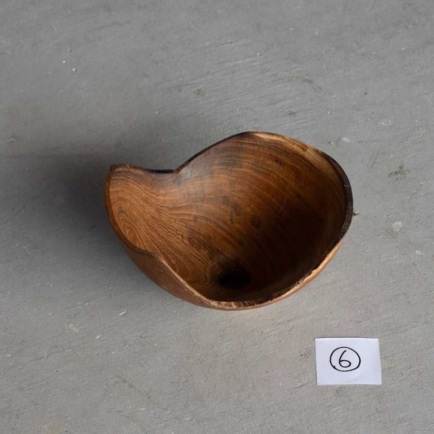 Natural Teak Lamp Shade Small