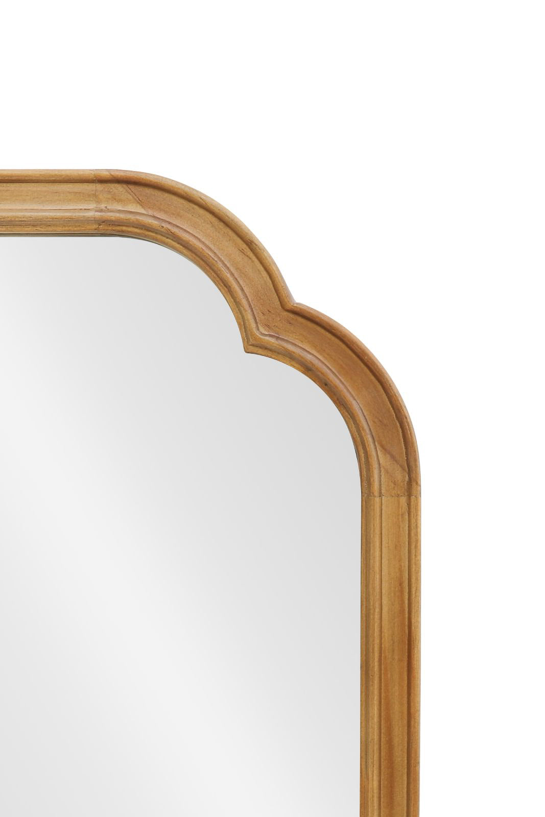 【予約商品：5月末〜6月末頃お届け予定】Wood arch 3ドアキャビネットミラー 850