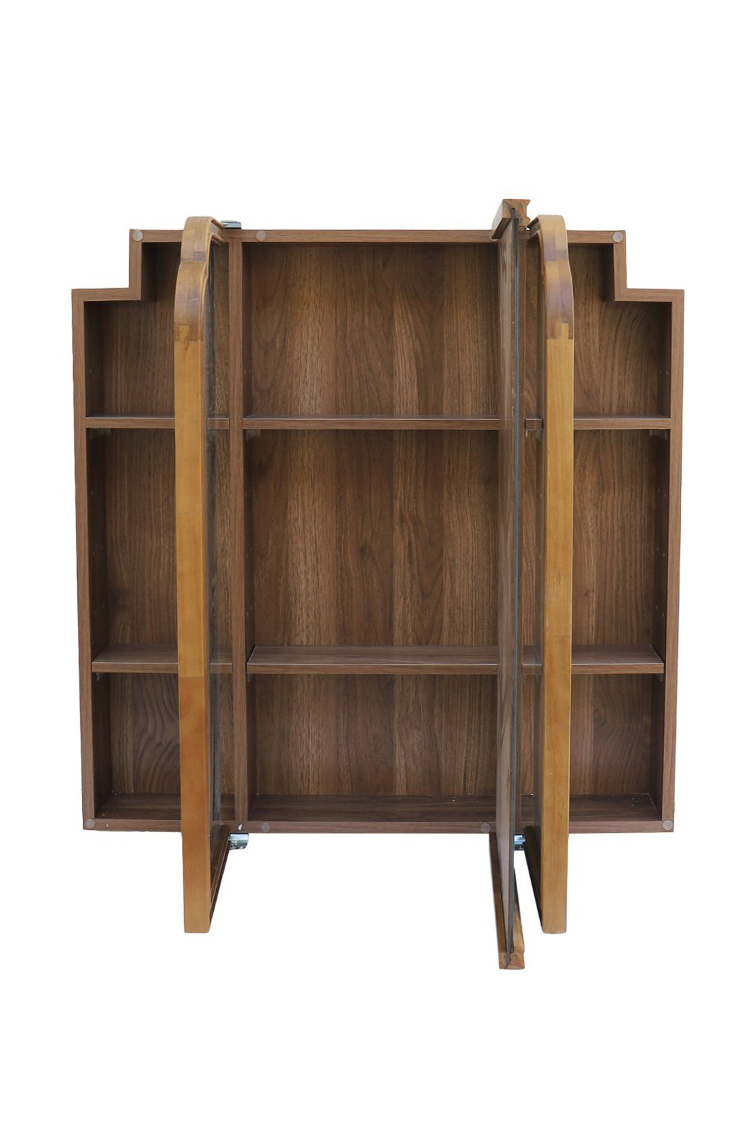 【予約商品：5月末〜6月末頃お届け予定】Wood arch 3ドアキャビネットミラー 850