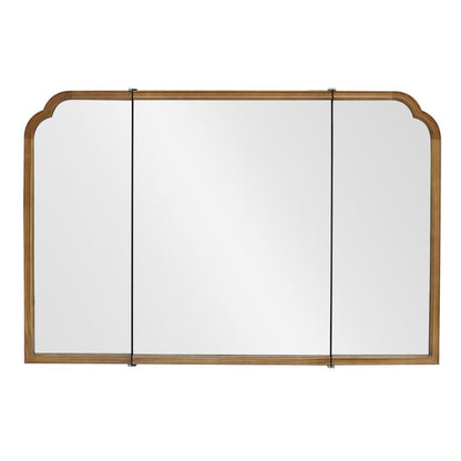 【予約商品：5月末〜6月末頃お届け予定】Wood arch キャビネットミラー 1150