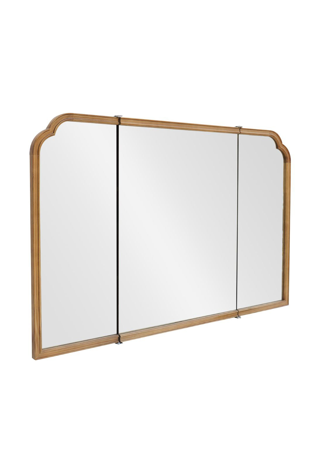 【予約商品：5月末〜6月末頃お届け予定】Wood arch キャビネットミラー 1150