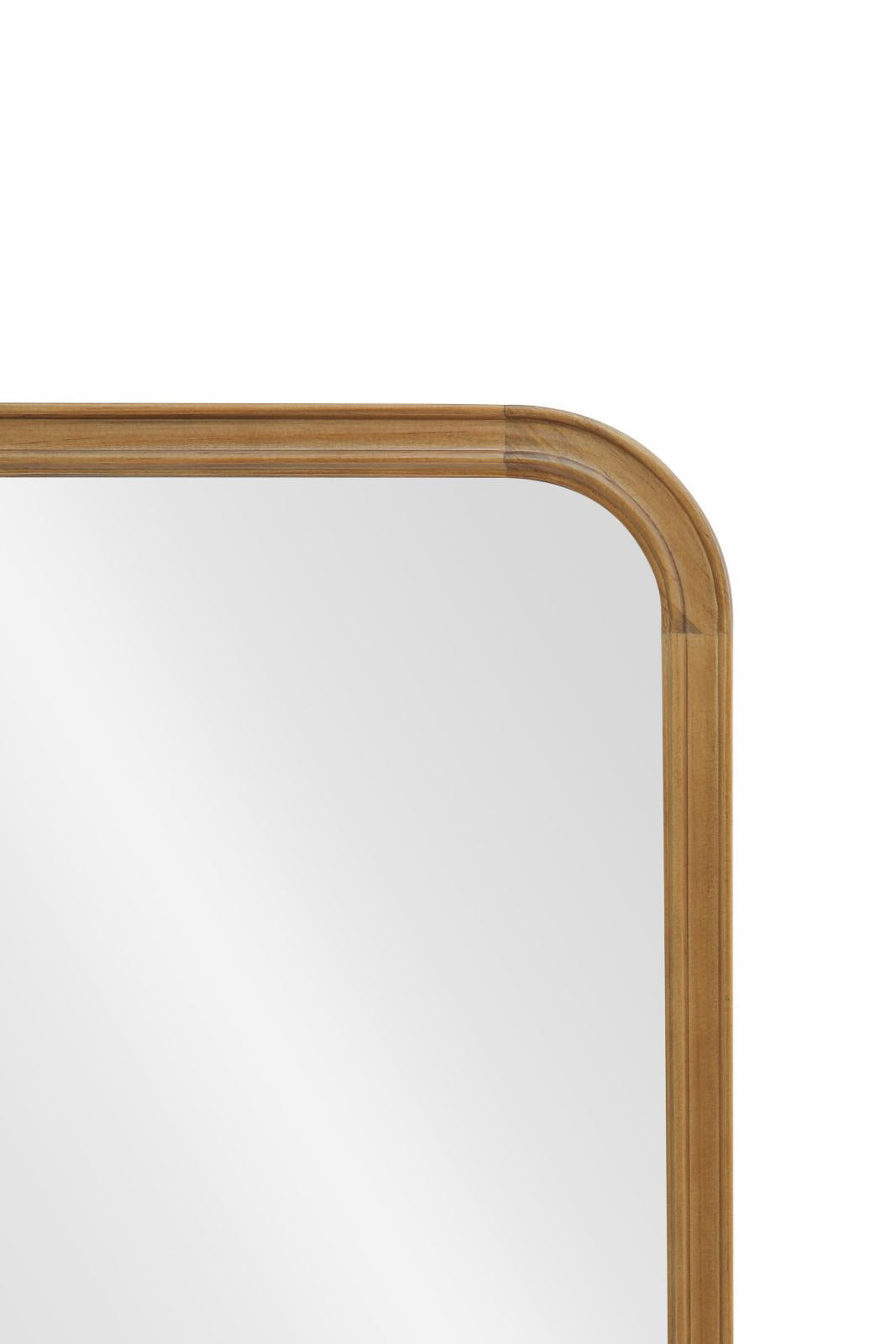 【予約商品：5月末〜6月末頃お届け予定】Wood curve キャビネットミラー