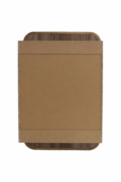 【予約商品：5月末〜6月末頃お届け予定】Wood curve キャビネットミラー