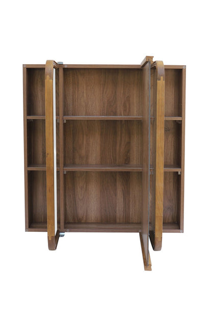 【予約商品：5月末〜6月末頃お届け予定】Wood curve 3ドアキャビネットミラー 850