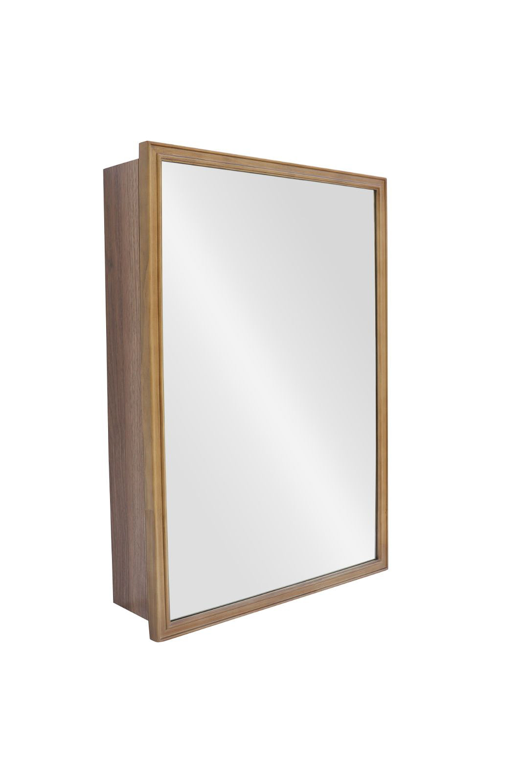 【予約商品：5月末〜6月末頃お届け予定】Wood rect キャビネットミラー