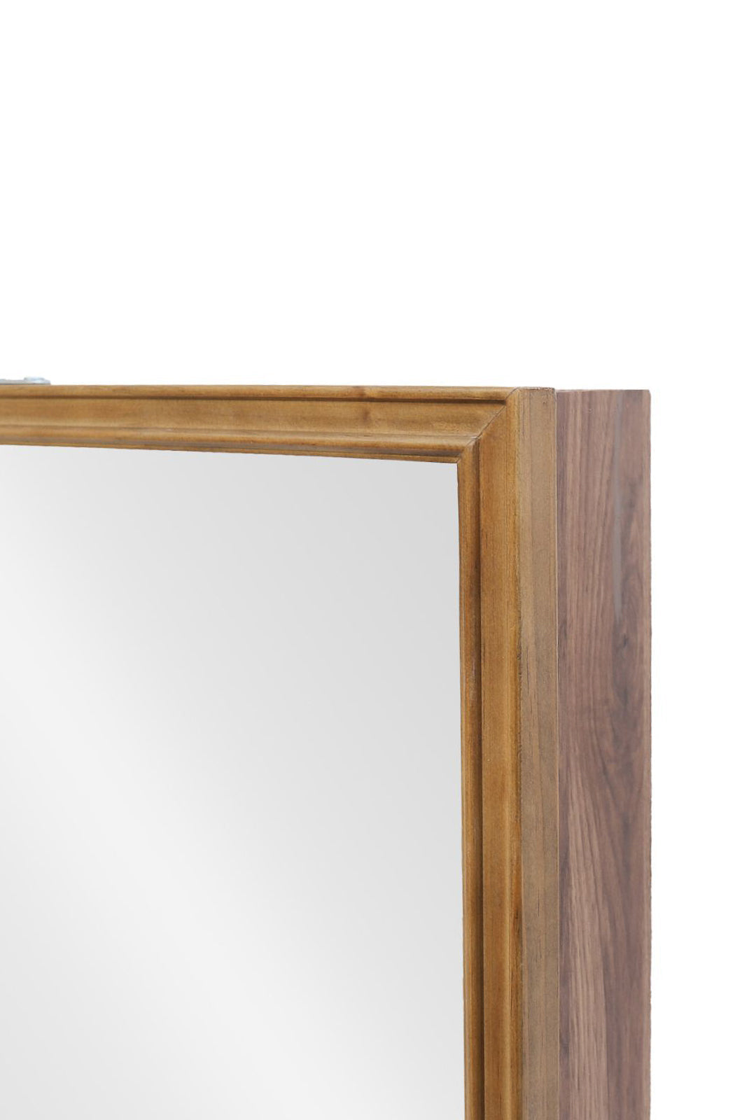 【予約商品：5月末〜6月末頃お届け予定】Wood rect 3ドアキャビネットミラー 1150