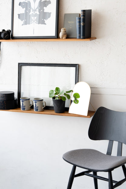 Teak Classic shelf W900 | 棚受け一体型シェルフ ロング