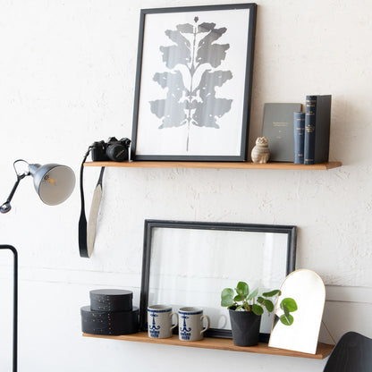 Teak Classic shelf W900 | 棚受け一体型シェルフ ロング