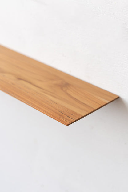 Teak Thin shelf W900 | 棚受け一体型シェルフ ロング