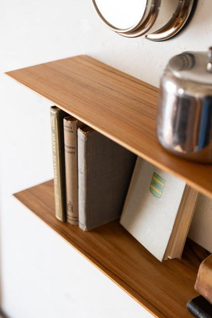 Teak Thin shelf W900 | 棚受け一体型シェルフ ロング
