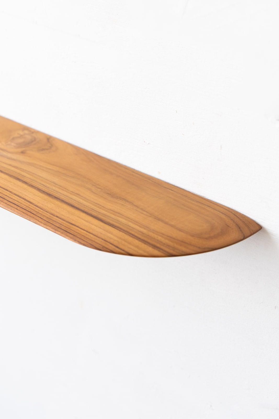 Teak Smooth shelf W900 | 棚受け一体型シェルフ ロング