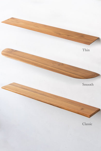 Teak Smooth shelf W900 | 棚受け一体型シェルフ ロング