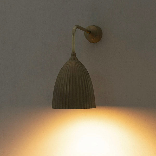 【受注生産】FUTAGAMI ブラケットランプ プリーツロング 鋳肌