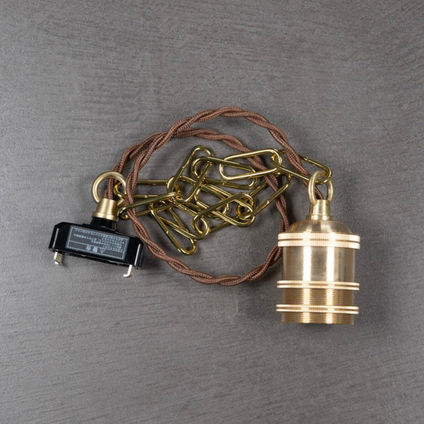 E26チークシェード専用ペンダント灯具GD