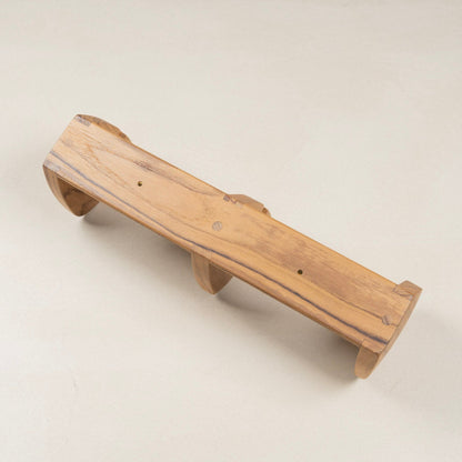Teak Paper Holder Double