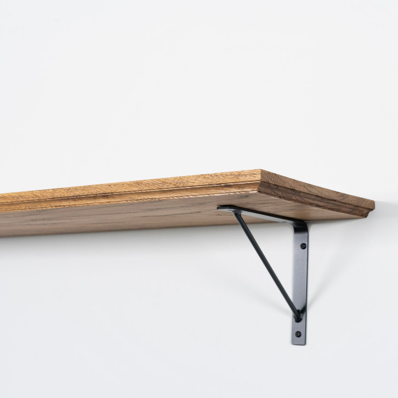 Trimmed oak shelf board（D150 / D250）オイル仕上げ ナラ材棚板