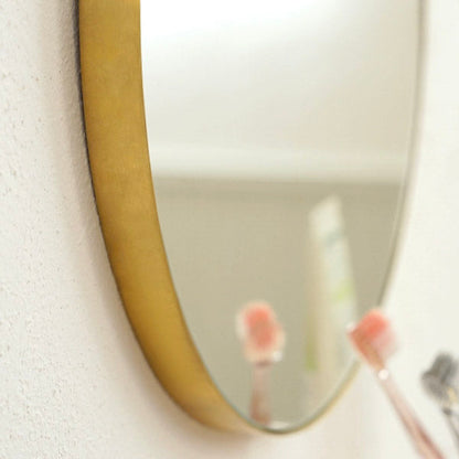 Brass round mirror 600 | ミラー