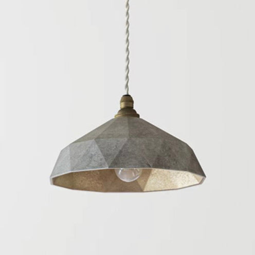 FUTAGAMI Pendant Light "Myojo" Large Silver