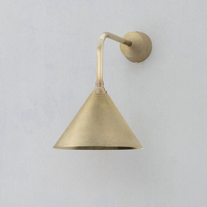 【受注生産】FUTAGAMI ブラケットランプ 円錐 削り出し