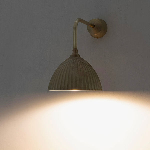 【受注生産】FUTAGAMI ブラケットランプ プリーツフレア 鋳肌