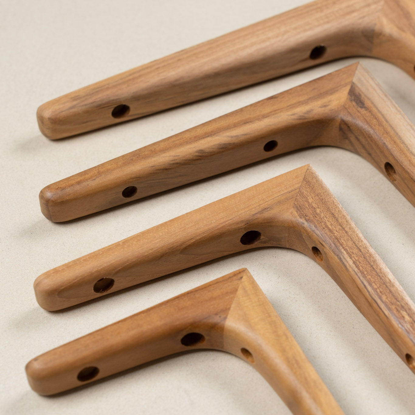 Teak Smooth Bracket ( 90 / 120 / 150 / 180 )