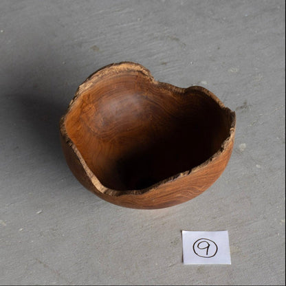 Natural Teak Lamp Shade Small