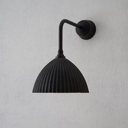 【受注生産】FUTAGAMI ブラケットランプ プリーツフレア 黒染め