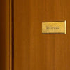 Room plate square "bathroom"