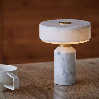 【取り寄せ】Marble LED-table lamp WH | テーブルランプ