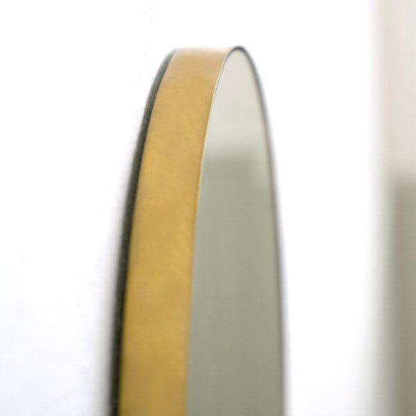 Brass round mirror 600 | ミラー
