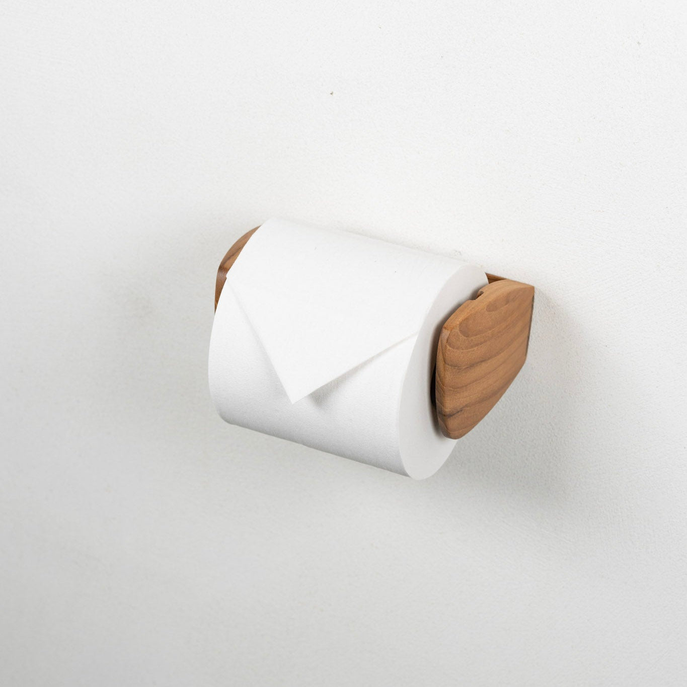 Teak Paper Holder Single