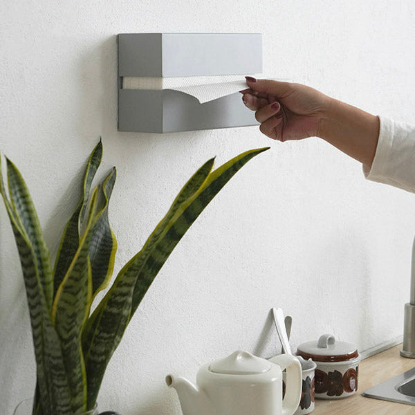 ペーパータオルホルダー グレー