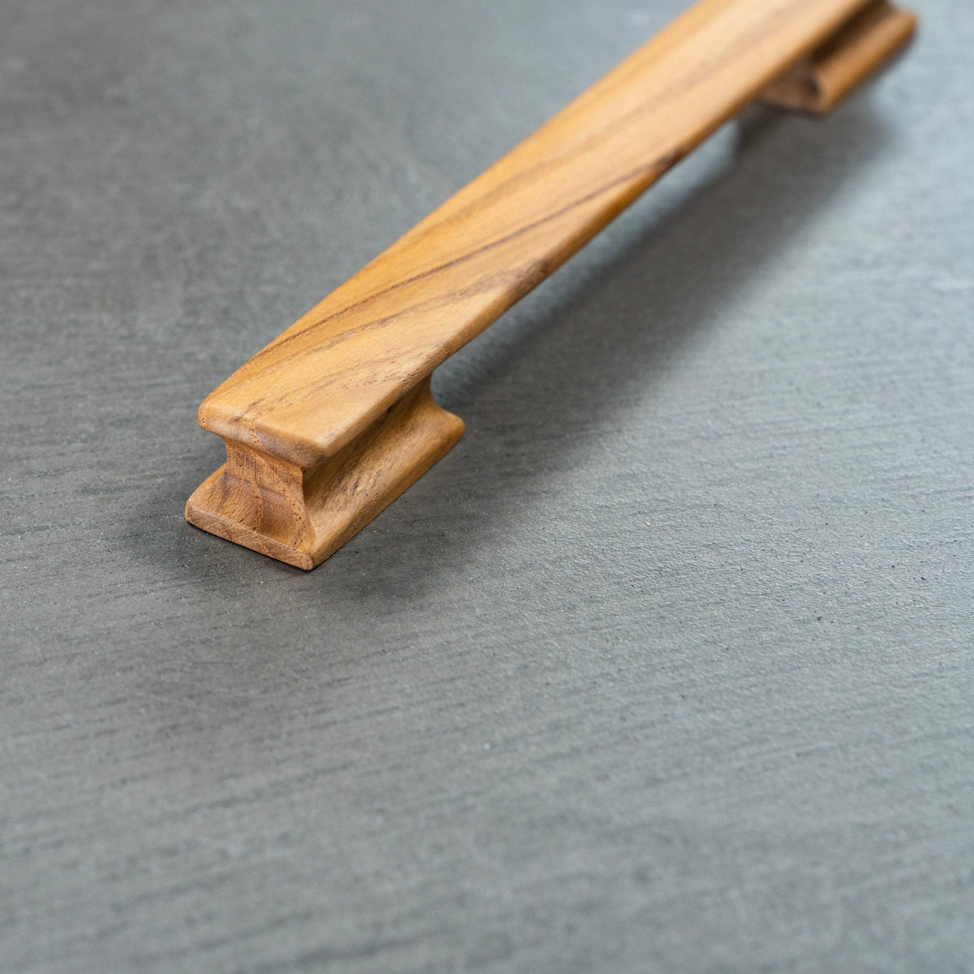 Teak Straight Handle
