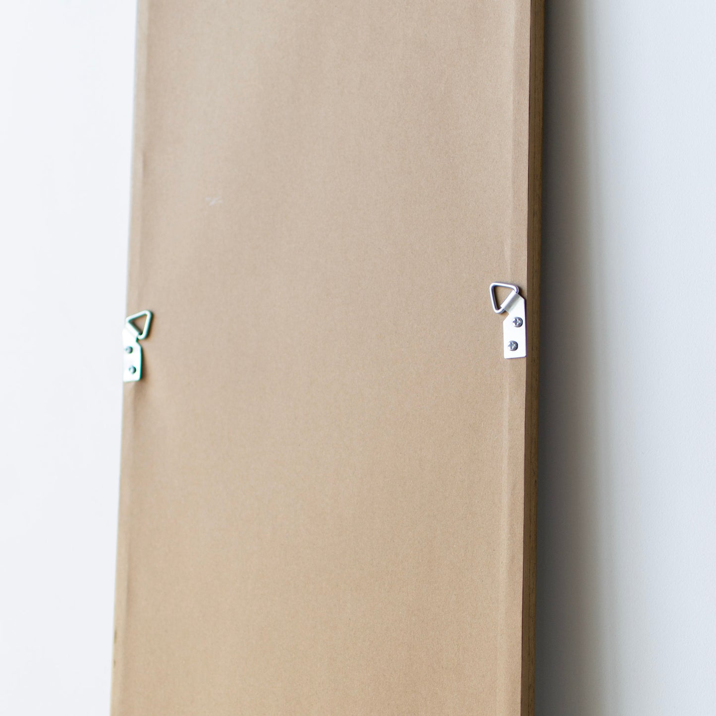 Wood Rect Mirror Slim