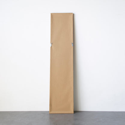 Wood Rect Mirror Slim