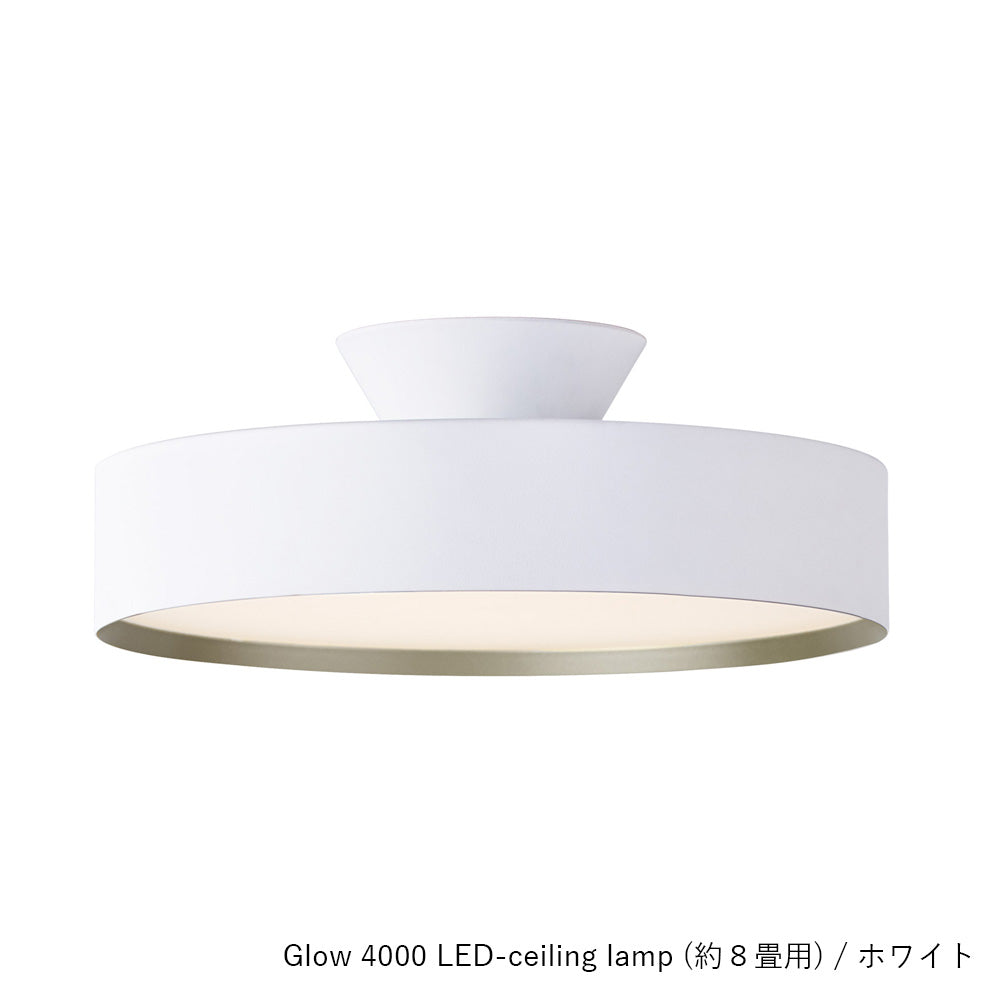 【取り寄せ商品】Glow LED-ceiling lamp BK/WH