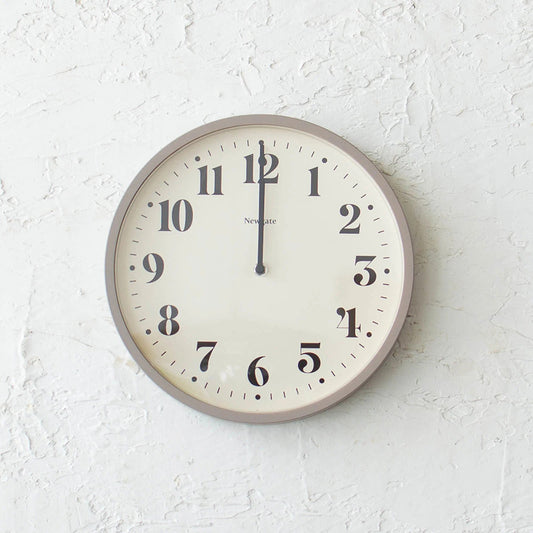 【NEWGATE】Number Four Wall Clock − Stone Grey