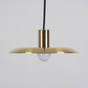 Links-(P) Brass Flat Shade Pendant Light