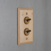Ceramic Plate Toggle Switch White